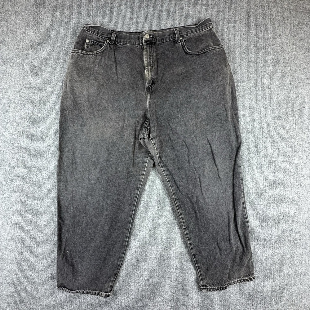 Vintage Northwest Blue Jeans Womens 18W Petite Charcoal High Rise‎ Tapered 90s